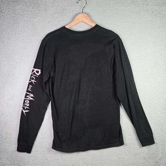 Rick and Morty Ripple Junction Long Sleeve Graphic Shirt Black M Adult Swim - Picture 10 of 15
